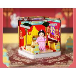 WEKKI 518003 TRUYỀN THUYẾT CHÂN HOÀN HỘP MÙ RẠP HÁT NHỎ CỦA HOÀNG HẬU bộ đồ chơi xếp lắp ráp ghép mô hình Movie & Game Phim Và Trò Chơi