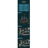 REOBRIX 66036 TÀU CƯỚP BIỂN NGỌC TRAI ĐEN bộ đồ chơi xếp lắp ráp ghép mô hình Pirates Of The Caribbean BLACK PEARL Cướp Biển Vùng Caribe 4708 khối