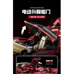 GULY 10619 BIG MAC 4X4 bộ đồ chơi xếp lắp ráp ghép mô hình GIGANT SPORTCAR 4158 khối