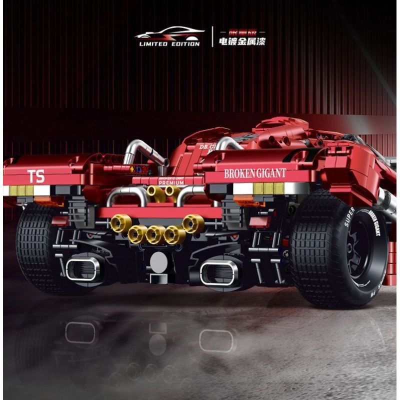GULY 10619 BIG MAC 4X4 bộ đồ chơi xếp lắp ráp ghép mô hình GIGANT SPORTCAR 4158 khối