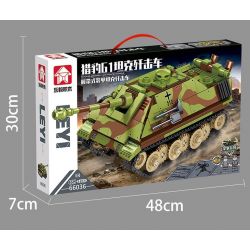 LE YI 66036 PHÁO CHỐNG TĂNG LEOPARD G1 BỌC THÉP BÁNH XÍCH bộ đồ chơi xếp lắp ráp ghép mô hình Military Army Quân Sự Bộ Đội 552 khối
