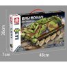 LE YI 66036 PHÁO CHỐNG TĂNG LEOPARD G1 BỌC THÉP BÁNH XÍCH bộ đồ chơi xếp lắp ráp ghép mô hình Military Army Quân Sự Bộ Đội 552 khối