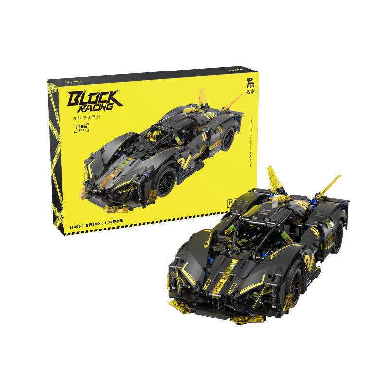 TAKUGI T1006 1006 SIÊU XE LEI XING EVO tỷ lệ 1:14 bộ đồ chơi xếp lắp ráp ghép mô hình Technic Kỹ Thuật Công Nghệ Cao Mô Hình Phương Tiện 1165 khối