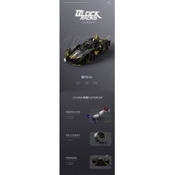 TAKUGI T1006 1006 SIÊU XE LEI XING EVO tỷ lệ 1:14 bộ đồ chơi xếp lắp ráp ghép mô hình Technic Kỹ Thuật Công Nghệ Cao Mô Hình Phương Tiện 1165 khối