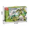 LEIBAO 8011 VUA CHIẾN TRANH TRÊN BỘ MECHA TRỰC THĂNG bộ đồ chơi xếp lắp ráp ghép mô hình Military Army Quân Sự Bộ Đội 933 khối