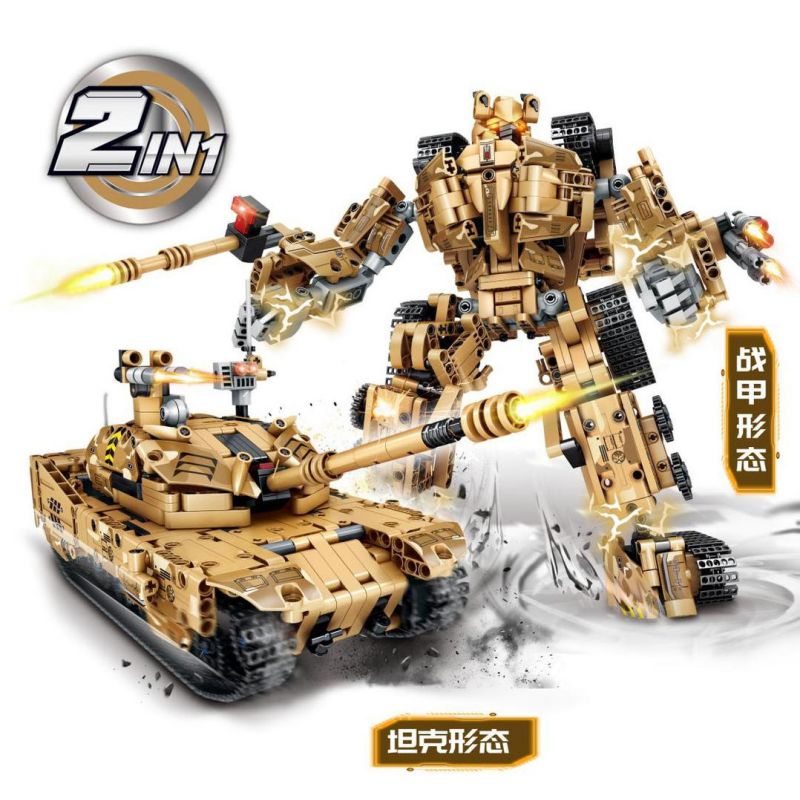 LEIBAO 8012 non Lego VUA CHIẾN TRANH TRÊN BỘ XE TĂNG MECHA bộ đồ chơi xếp lắp ráp ghép mô hình Military Army Quân Sự Bộ Đội 1326 khối