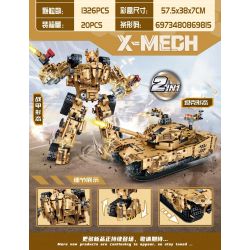 LEIBAO 8012 VUA CHIẾN TRANH TRÊN BỘ XE TĂNG MECHA bộ đồ chơi xếp lắp ráp ghép mô hình Military Army Quân Sự Bộ Đội 1326 khối