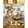 LEIBAO 8012 VUA CHIẾN TRANH TRÊN BỘ XE TĂNG MECHA bộ đồ chơi xếp lắp ráp ghép mô hình Military Army Quân Sự Bộ Đội 1326 khối