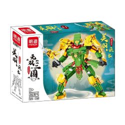 MINGDI LEIBAO K0907 0907 VÔ SONG TAM QUỐC MECHA 4 MẪU QUAN VŨ LỮ BỐ TRIỆU VÂN MÃ SIÊU bộ đồ chơi xếp lắp ráp ghép mô hình 1067 khối