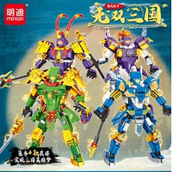 MINGDI LEIBAO K0907 0907 VÔ SONG TAM QUỐC MECHA 4 MẪU QUAN VŨ LỮ BỐ TRIỆU VÂN MÃ SIÊU bộ đồ chơi xếp lắp ráp ghép mô hình 1067 khối