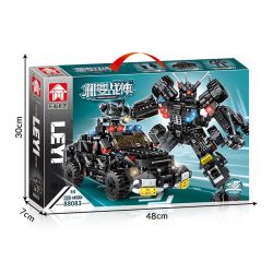 LE YI 88083 XE BỌC THÉP SWAT CƠ KHÍ bộ đồ chơi xếp lắp ráp ghép mô hình City Thành Phố 588 khối