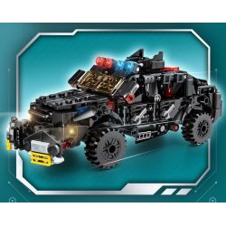 LE YI 88083 XE BỌC THÉP SWAT CƠ KHÍ bộ đồ chơi xếp lắp ráp ghép mô hình City Thành Phố 588 khối