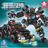 LE YI 88083 XE BỌC THÉP SWAT CƠ KHÍ bộ đồ chơi xếp lắp ráp ghép mô hình City Thành Phố 588 khối