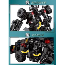 LE YI 88083 XE BỌC THÉP SWAT CƠ KHÍ bộ đồ chơi xếp lắp ráp ghép mô hình City Thành Phố 588 khối