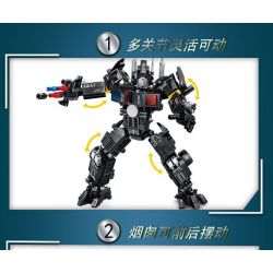 LE YI 88085 XE ĐẦU KÉO SWAT CƠ KHÍ bộ đồ chơi xếp lắp ráp ghép mô hình City Thành Phố 568 khối