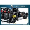LE YI 88085 XE ĐẦU KÉO SWAT CƠ KHÍ bộ đồ chơi xếp lắp ráp ghép mô hình City Thành Phố 568 khối