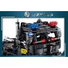 LE YI 88085 XE ĐẦU KÉO SWAT CƠ KHÍ bộ đồ chơi xếp lắp ráp ghép mô hình City Thành Phố 568 khối