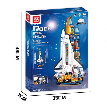 LEIBAO 8013 TÊN LỬA KHÔNG GIAN bộ đồ chơi xếp lắp ráp ghép mô hình City Thành Phố 984 khối