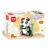 MINGDI LEIBAO K0901 0901 ANIMAL RHAPSODY 8 MẪU VẸT VỊT CÚ CHÓ GẤU TRÚC HƯƠU CAO CỔ SÓC bộ đồ chơi xếp lắp ráp ghép mô hình Creator Sáng Tạo 494 khối