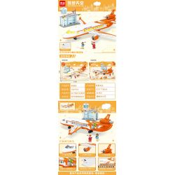 MINGDI LEIBAO K0669 0669 BẦU TRỜI MỘNG MƠ bộ đồ chơi xếp lắp ráp ghép mô hình 732 khối