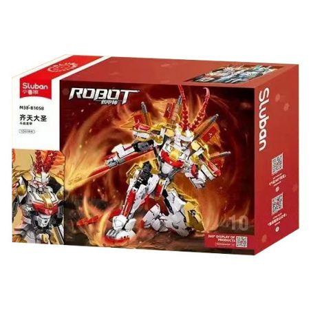 SLUBAN M38-B1058 B1058 1058 M38B1058 38-B1058 BẬC THẦY CƠ KHÍ VUA KHỈ CHIẾN ĐẤU VỚI ÁO GIÁP RỒNG bộ đồ chơi xếp lắp ráp ghép mô hình 1048 khối