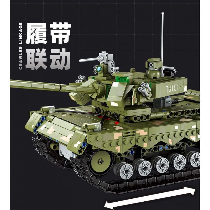 JIESTAR 61053 XE TĂNG CHIẾN ĐẤU SỨ MỆNH VINH QUANG bộ đồ chơi xếp lắp ráp ghép mô hình Military Army BATTLE TANK Quân Sự Bộ Đội 780 khối