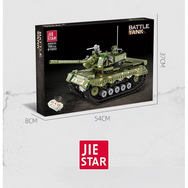 JIESTAR 61053 XE TĂNG CHIẾN ĐẤU SỨ MỆNH VINH QUANG bộ đồ chơi xếp lắp ráp ghép mô hình Military Army BATTLE TANK Quân Sự Bộ Đội 780 khối
