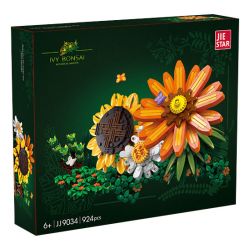 JIESTAR JJ9034 9034 CHẬU CÂY THƯỜNG XUÂN bộ đồ chơi xếp lắp ráp ghép mô hình Creator Sáng Tạo 924 khối