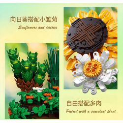 JIESTAR JJ9034 9034 CHẬU CÂY THƯỜNG XUÂN bộ đồ chơi xếp lắp ráp ghép mô hình Creator Sáng Tạo 924 khối