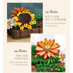 JIESTAR JJ9034 9034 CHẬU CÂY THƯỜNG XUÂN bộ đồ chơi xếp lắp ráp ghép mô hình Creator Sáng Tạo 924 khối
