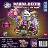 ZHEGAO 662012 GẤU TRÚC CƠ KHÍ LILIA bộ đồ chơi xếp lắp ráp ghép mô hình PANDA MECHA 618 khối