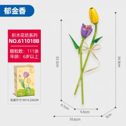 SEMBO 611018 CỬA HÀNG HOA TULIP bộ đồ chơi xếp lắp ráp ghép mô hình Creator Sáng Tạo 111 khối