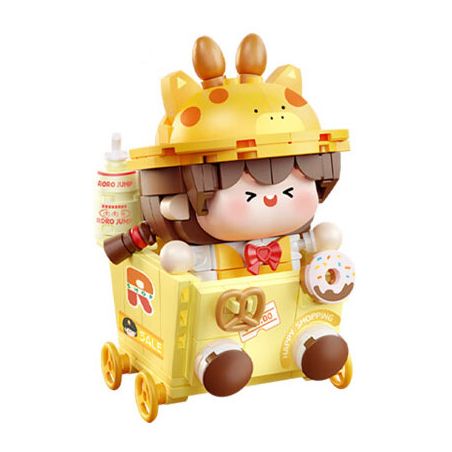 FEMIBOX S2312 2312 THỊT BOLOGNESE CART bộ đồ chơi xếp lắp ráp ghép mô hình 290 khối