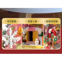 FEMIBOX S33001 33001 HỘP QUÀ CÂY THÔNG GIÁNG SINH bộ đồ chơi xếp lắp ráp ghép mô hình Creator Sáng Tạo 849 khối