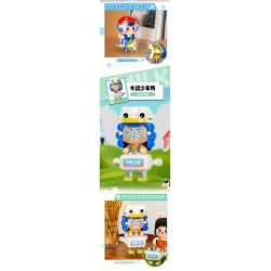 FEMIBOX S2229 2229 XE ĐẦU VUÔNG HUNG HÃN DỄ THƯƠNG THỎ NHÀ GIÀU bộ đồ chơi xếp lắp ráp ghép mô hình 330 khối