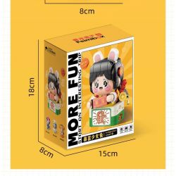 FEMIBOX S2229 2229 XE ĐẦU VUÔNG HUNG HÃN DỄ THƯƠNG THỎ NHÀ GIÀU bộ đồ chơi xếp lắp ráp ghép mô hình 330 khối