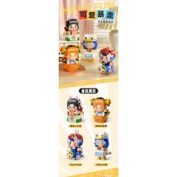 FEMIBOX S2230 2230 XE ĐẦU VUÔNG HUNG HÃN DỄ THƯƠNG SHISHI RUYI MEOW bộ đồ chơi xếp lắp ráp ghép mô hình 292 khối