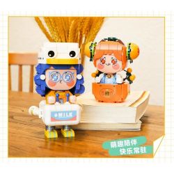 FEMIBOX S2230 2230 XE ĐẦU VUÔNG HUNG HÃN DỄ THƯƠNG SHISHI RUYI MEOW bộ đồ chơi xếp lắp ráp ghép mô hình 292 khối