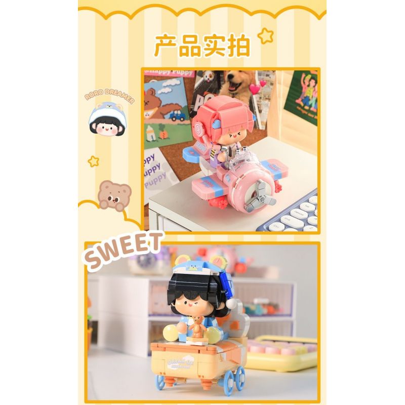 FEMIBOX S2300 2300 PHƯƠNG TIỆN BOLOGNESE NGƯỜI MƠ MỘNG bộ đồ chơi xếp lắp ráp ghép mô hình RORO JUMP 442 khối