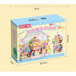 FEMIBOX S2303 2303 TRANH IN BOLOGNESE TIỆC SINH NHẬT bộ đồ chơi xếp lắp ráp ghép mô hình RORO JUMP 458 khối