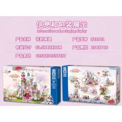 ZHEGAO 921001 CÔNG CHÚA WINDSOR LÂU ĐÀI HOA bộ đồ chơi xếp lắp ráp ghép mô hình Girl HUAYUN CASTLE Con Gái 2548 khối