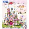 ZHEGAO 921001 CÔNG CHÚA WINDSOR LÂU ĐÀI HOA bộ đồ chơi xếp lắp ráp ghép mô hình Girl HUAYUN CASTLE Con Gái 2548 khối