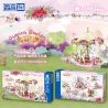 ZHEGAO 921005 CÔNG CHÚA WINDSOR VÙNG ĐẤT BĂNG CHUYỀN bộ đồ chơi xếp lắp ráp ghép mô hình Girl CAROUSEL PARADISE Con Gái 775 khối