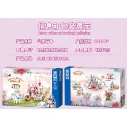 ZHEGAO 921007 CÔNG CHÚA WINDSOR CỖ XE bộ đồ chơi xếp lắp ráp ghép mô hình Girl PRINCESS'S CARRIAGE Con Gái 417 khối