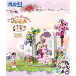 ZHEGAO 921008 CÔNG CHÚA XỨ WINDSOR CẢNH ĐÁM CƯỚI bộ đồ chơi xếp lắp ráp ghép mô hình Girl WEDDING SCENE Con Gái 364 khối