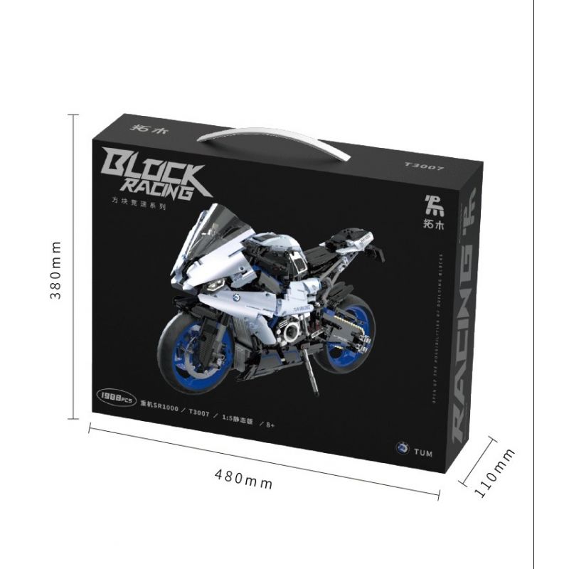 TAKUGI T3007 3007 MÁY HẠNG NẶNG SR1000 tỷ lệ 1:5 bộ đồ chơi xếp lắp ráp ghép mô hình Technic Kỹ Thuật Công Nghệ Cao Mô Hình Phương Tiện 1988 khối