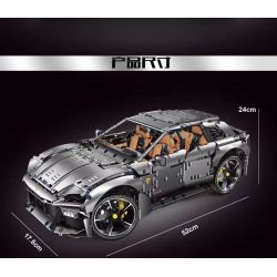 TYGOLL T5041 5041 FERRARI PUROSANGUE 1:8 tỷ lệ 1:8 bộ đồ chơi xếp lắp ráp ghép mô hình Technic Kỹ Thuật Công Nghệ Cao Mô Hình Phương Tiện 3456 khối