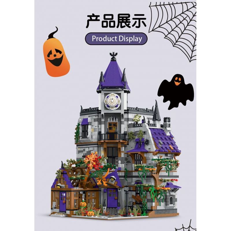 JMBRICKLAYER 30121 MorkModel 031056 Mork Model 031056 BIỆT THỰ BÍ ẨN bộ đồ chơi xếp lắp ráp ghép mô hình Creator MYSTERY MANSION Sáng Tạo 4190 khối