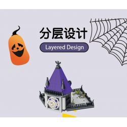 JMBRICKLAYER 30121 MorkModel 031056 Mork Model 031056 BIỆT THỰ BÍ ẨN bộ đồ chơi xếp lắp ráp ghép mô hình Creator MYSTERY MANSION Sáng Tạo 4190 khối