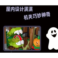 JMBRICKLAYER 30121 MorkModel 031056 Mork Model 031056 BIỆT THỰ BÍ ẨN bộ đồ chơi xếp lắp ráp ghép mô hình Creator MYSTERY MANSION Sáng Tạo 4190 khối